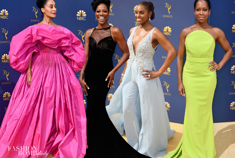 The Top 10 Most Liked Looks from the 2018 Emmys: Issa Rae in Vera Wang, Marsai Martin in Viktor & Rolf, Yvonne Orji in Georges Chakra, and More!