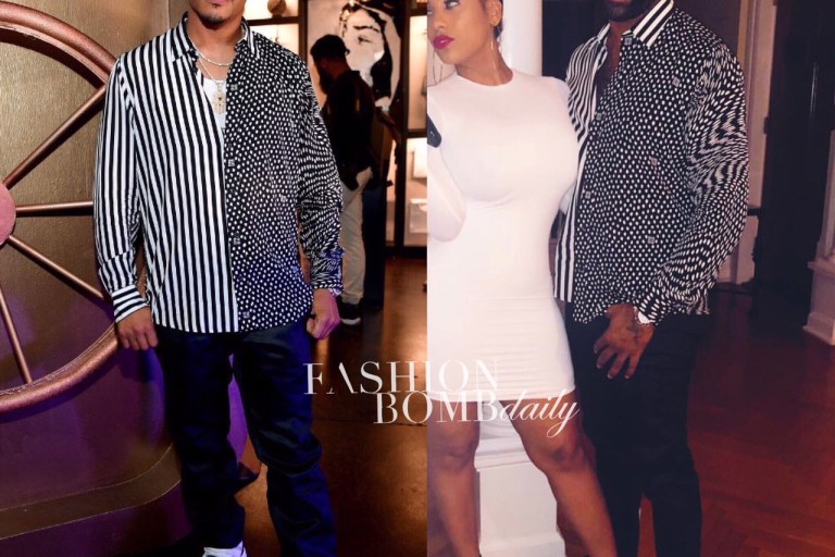 Who Wore it Better? T.I. vs. Joe Budden in Givenchy’s Striped and Dotted Button Down Shirt