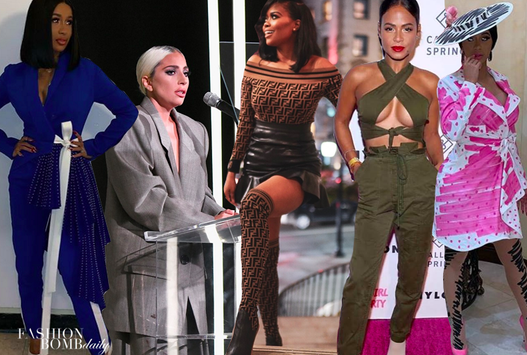 Look of the Week: Cardi B in Moschino and Valery Kovalska, Lady Gaga in Marc Jacobs, Christina Milian in Alice McCall, and More!