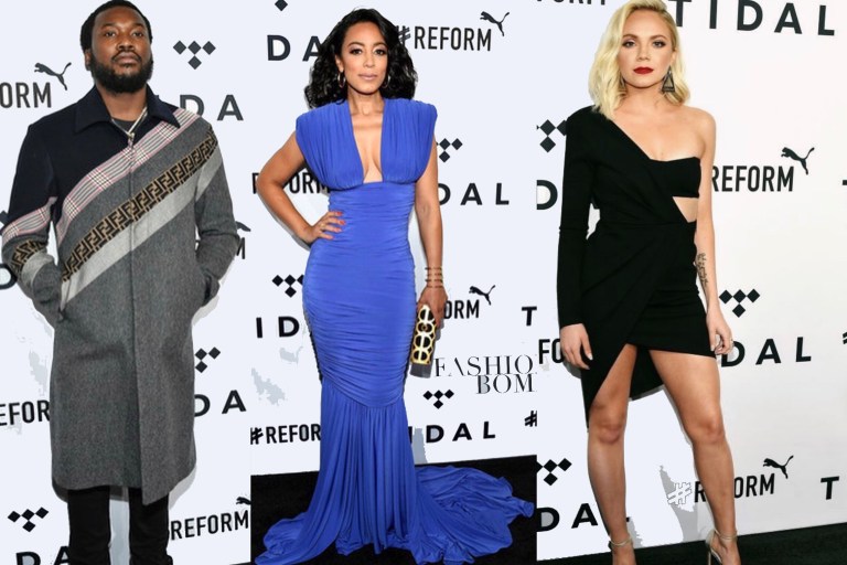 On the Scene: The #TidalxBrooklyn #Reform Concert featuring Angela Rye in Marc Bouwer, Normani Kordei in Balmain, Meek Mill in Fendi, and More!