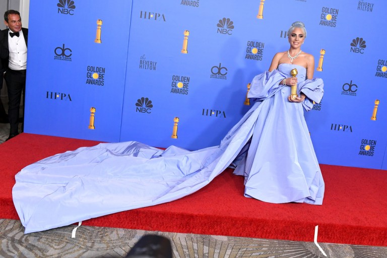 On the Scene at the 2019 Golden Globes: Lupita Nyong’o in Calvin Klein, Lady GaGa in Valentino, Taraji P. Henson in Vera Wang, Regina Hall in Alberta Ferretti, and more!
