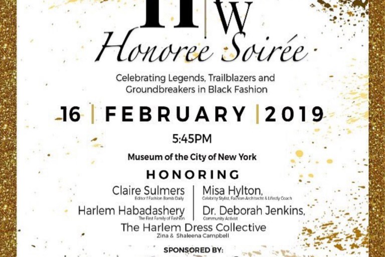 New York Event Alert: Save the Date for Harlem Fashion Week on Saturday, February 16th!