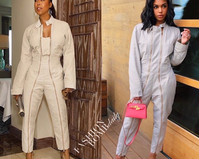 Who Wore it Better? Marjorie Harvey vs. Lori Harvey in Stella McCartney’s $1,725 Zip Front Jumpsuit