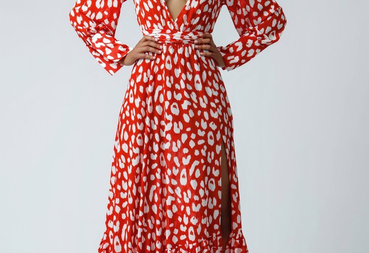 Bomb Product of the Day: Hanifa’s Red Printed ‘Alia’ Dress!