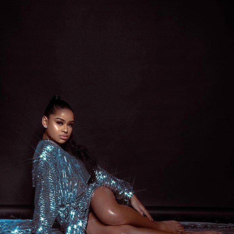 Taina Williams Sparkled Bright in Her Fashion Nova Sequin Dress