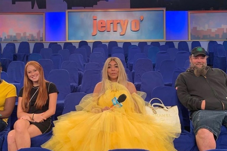 Wendy Williams Looks Adorable in Oyemwen Yellow Tutu Strapless Dress, Available on Fashion Bomb Daily Shop!