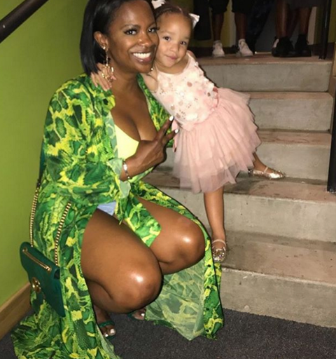 Kandi Looks Bomb in a Sai Sankoh Algeria Green Snake Printed Dress Available on FashionBombDailyShop.com!