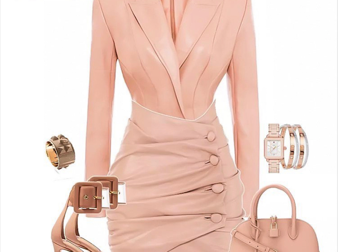 Fall 2019 Style Inspiration: Monochrome Pink Leather with Balenciaga and House of CB by @StyledByJovon