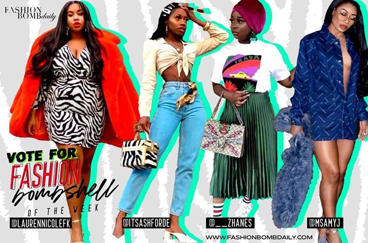 Vote for Fashion Bombshell of the Week September 20, 2019: Ash from East Orange, Zhane and Amy from Atlanta, Lauren from the UK