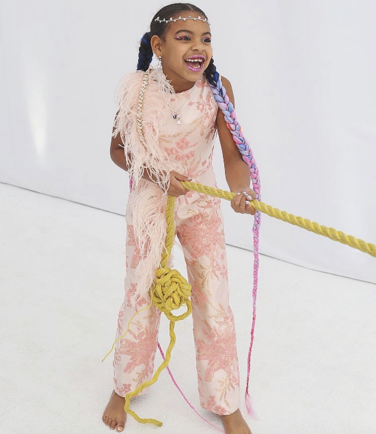 Beyoncé's Cutest Photos with Kids Blue Ivy, Rumi and Sir, image size:1242x1432