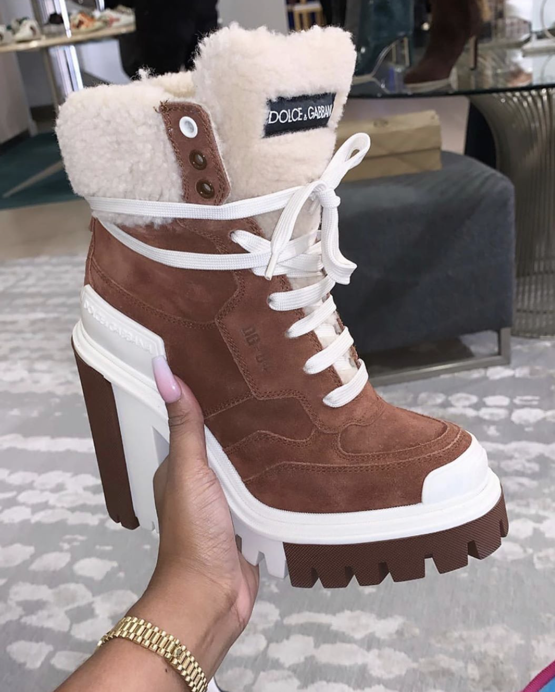 Bomb Product of the Day: Dolce and Gabbana Trekking Boots 