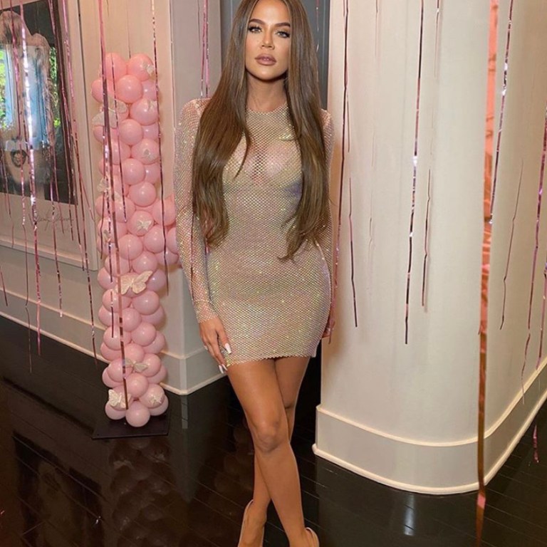 Khloe Kardashian Celebrates her Birthday in Gold Yousef Al Jasmi Mini Dress + Kris Jenner in Green Fringed Diane Von Furstenberg