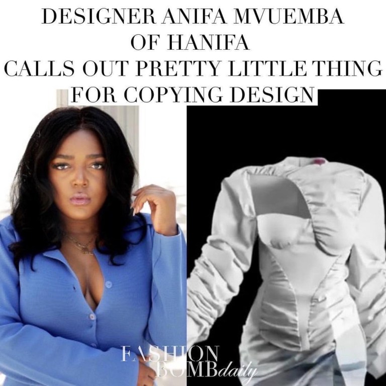 Faby’s 2020 Designer of the Year Anifa Mvuemba of Hanifa Accuses Pretty Little Thing of Copying Her Design