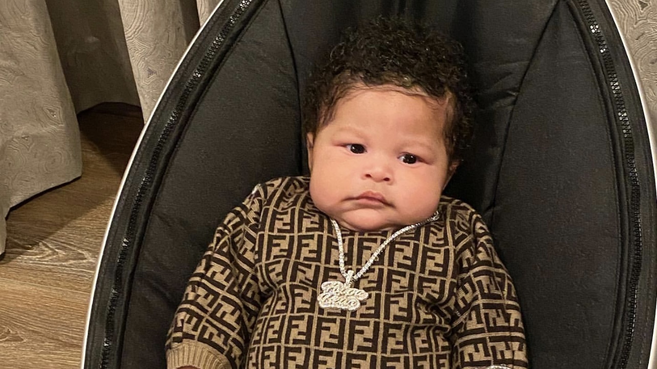 Fashion Bomb Kids Nicki Minaj Shares Pictures of Baby Boy Papa Bear in Fendi Gucci Dolce Gabbana and Burberry Outfits Fashion Bomb Daily