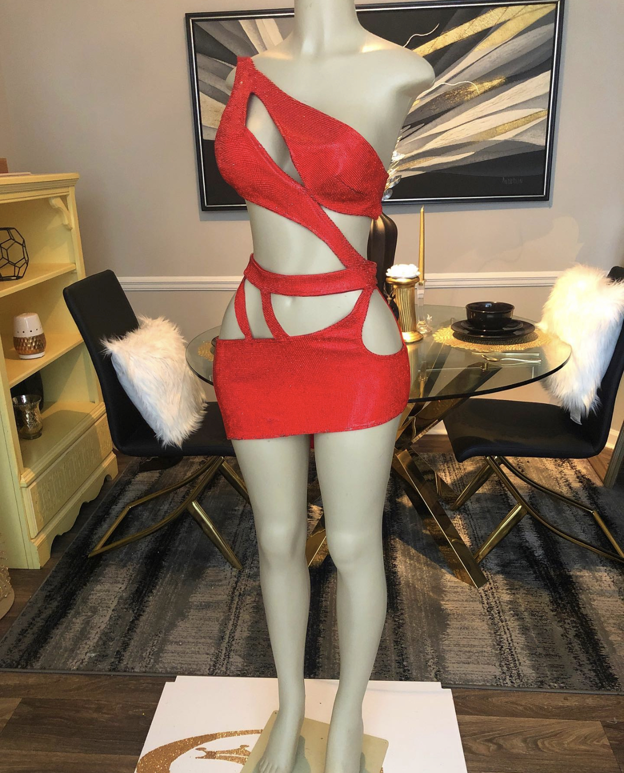 yung miami burgundy dress See You Later Maxi Dress Burgundy main image 0