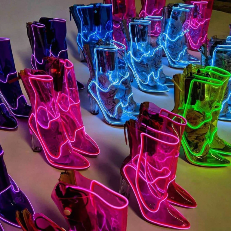 Bomb Accessories: ‘Out Past Midnight’ Light Up Boots by Neon Cowboys