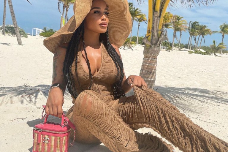 DreamDoll Vacays in Fashion Nova Crochet Cover Up Jumpsuit