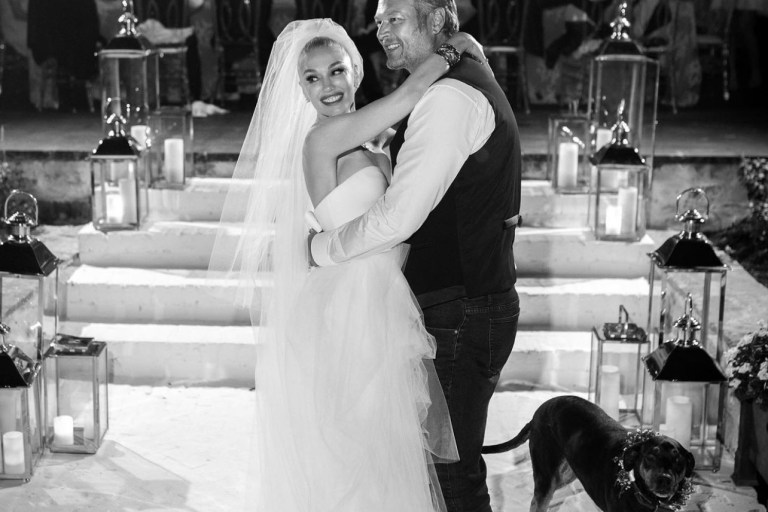 Fashion Bomb Wedding: Gwen Stefani Ties The Knot with Blake Shelton During Private Ceremony in Oklahoma Wearing Custom Vera Wang