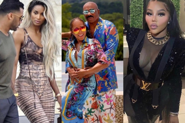 Look of the Week: Ciara in Charlotte Knowles, Steve and Marjorie Harvey in Versace, Lil Kim in Michael Costello + More