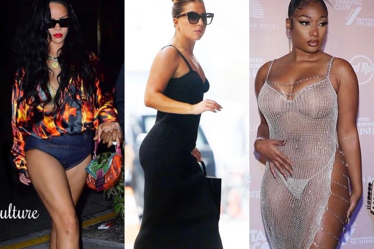 Look of the Week: Rihanna in Vetements and Fenty With A$AP Rocky in UNDERCOVER, Megan Thee Stallion in Natalia Fedner, Lady Gage in Magda Butrym + More