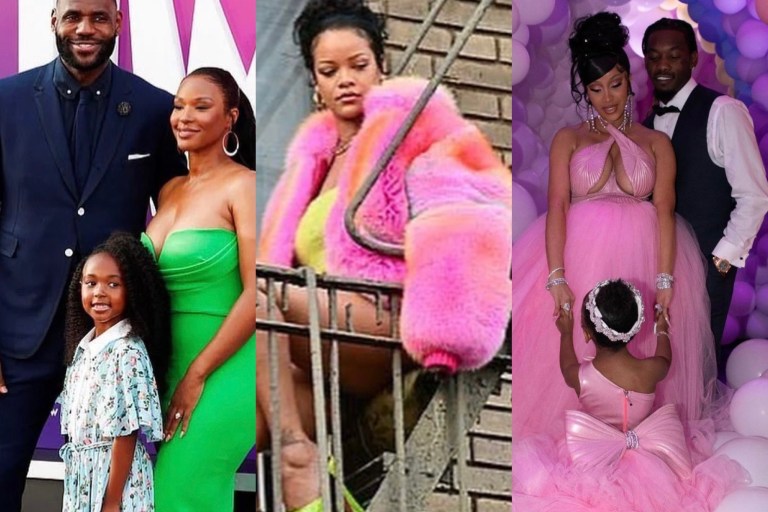 Look of the Week: Savannah James in Alex Perry, Cardi B and Kulture in Custom Dresses by Rey Ortiz, Rihanna and A$AP Rocky in Louis Vuitton Spring 2022 RTW + More