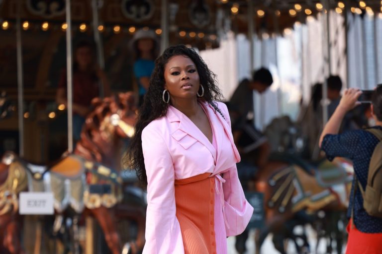 New Arrivals on Fashion Bomb Daily Shop: SybG Perfect Match PVC Sandals in Pink, Gray, and Green as Worn by Claire Sulmers