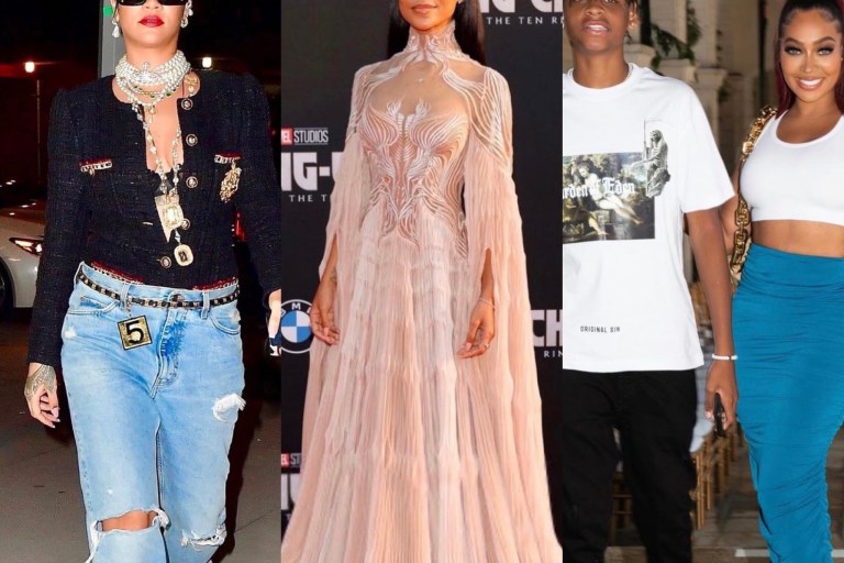Look of the Week: Rihanna in Chanel and Gucci, Jhené Aiko in Iris Van Herpen, Lala in LaQuan Smith + More