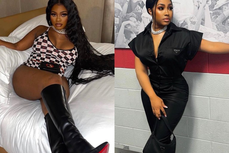 Yung Miami Dons Full Prada Look With JT in Dior for End of Summer Jam Concert in South Carolina