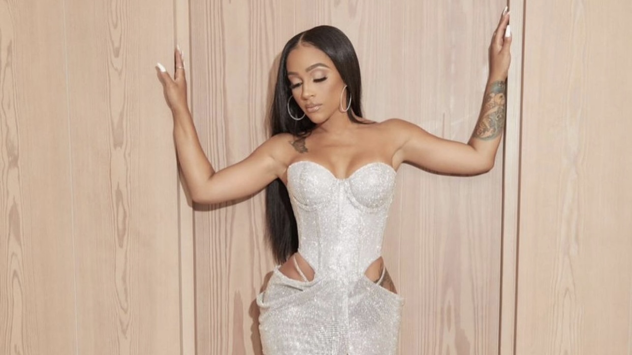 joie chavis birthday dress Wardrobe Inquiry: Joie Chavis Celebrates Her Birthday in Custom Silver  Crystal Chainmail Dress by Usama Ishtay