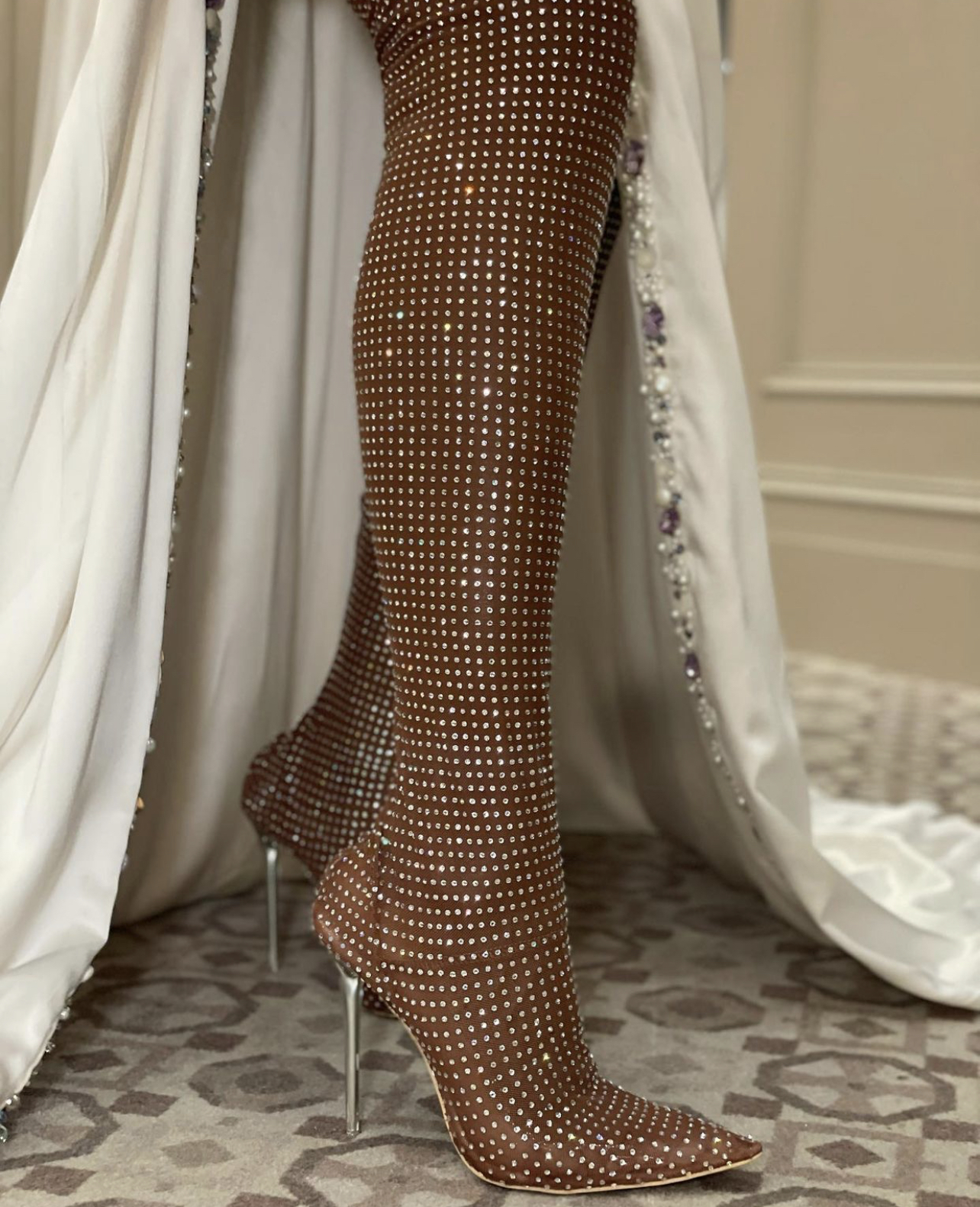 kenya moore silver dress Kenya Moore's RHOA Reunion Dresses Over the Years