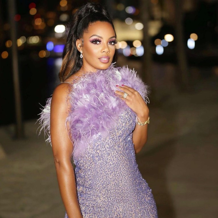 Monique Rodriguez Wears Bronx and Banco Purple Feathered Sequin Dress as She Celebrates Her Birthday With Casino-Themed Yacht Party in Miami Joined by Family and Friends