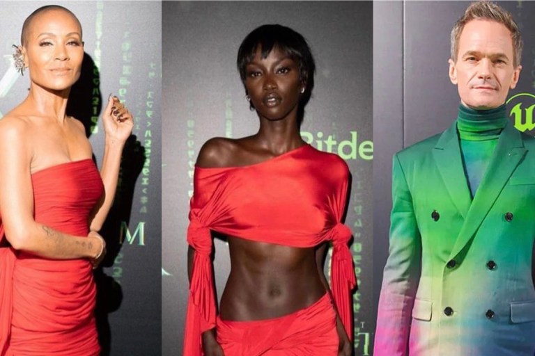 On the Scene at ‘The Matrix Resurrections’ Premiere in San Francisco: Jada Pinkett Smith in Giambattista Valli, Anok Yai in Jawara Alleyne x Fashion East, Neil Patrick Harris in Berluti and More