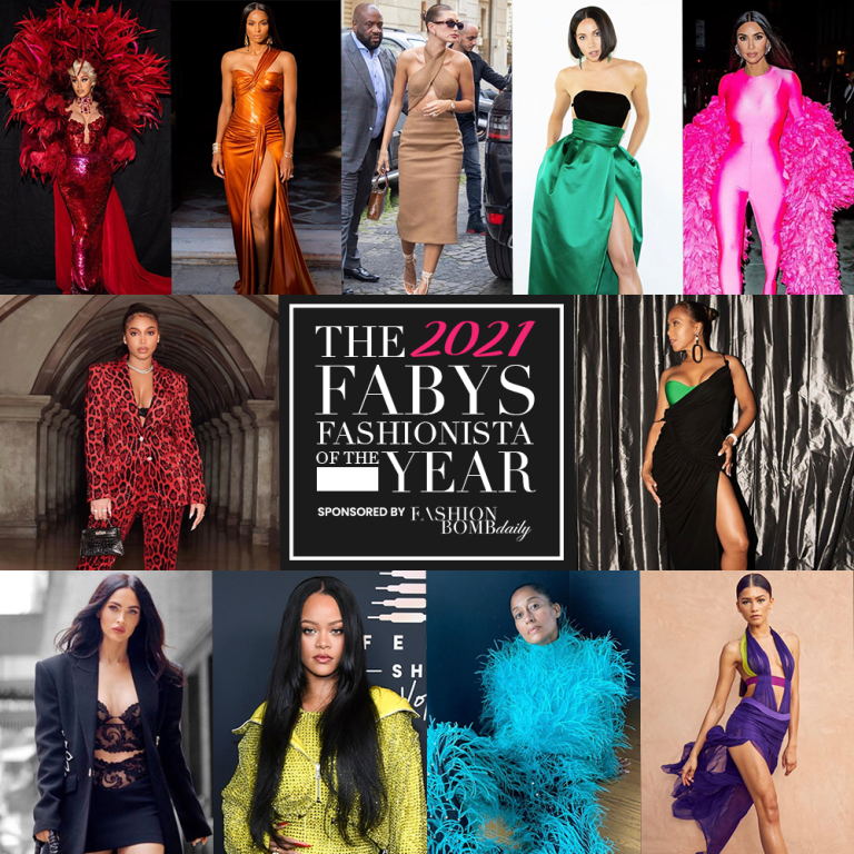 The Faby’s Best of 2021: Fashionista of the Year Including Zendaya, Lori Harvey, Rihanna and More