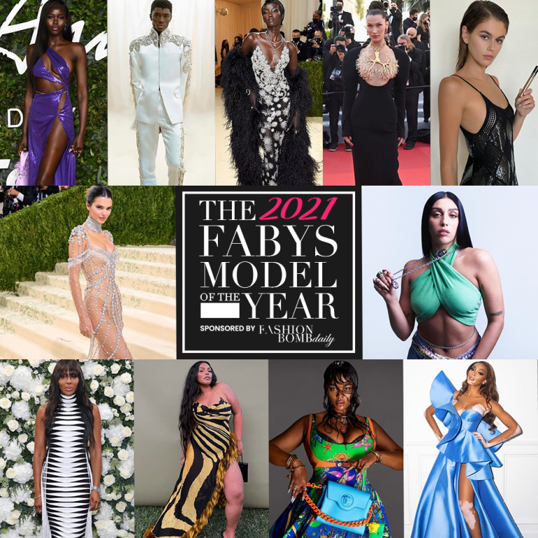 The Faby’s Best of 2021: Model of the Year Featuring Bella Hadid, Adut Akech Bior, Naomi Campbell + More