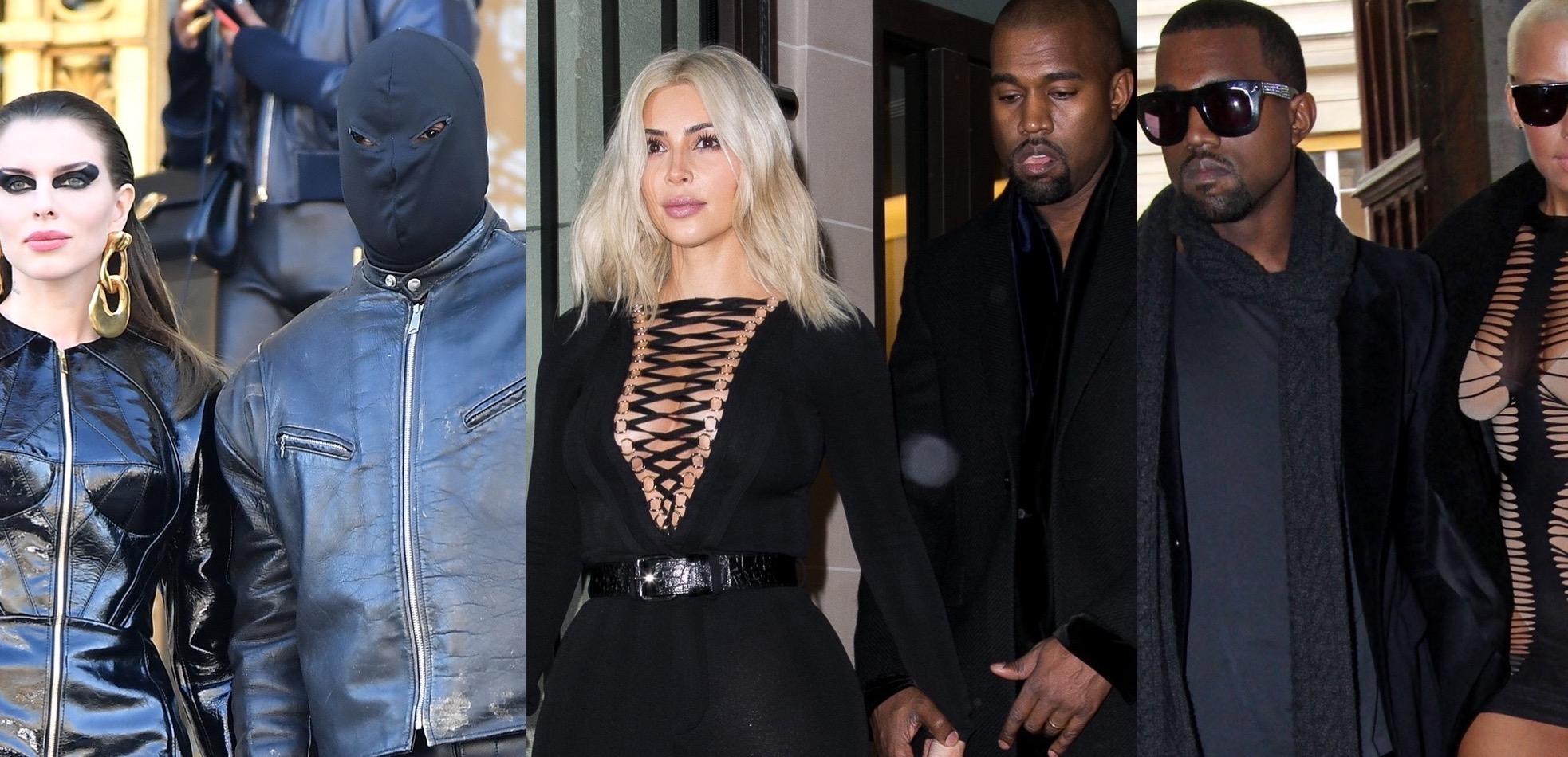 On The State of Fashion: The Kanye West Style Effect on Julia Fox, Amber  Rose, and Kim Kardashian (Plus All His Looks from Couture Fashion Week) -  Fashion Bomb Daily, image size:1966x950