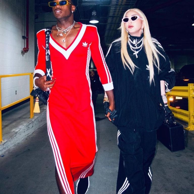 Matching But Different: Madonna and Her Son David Banda Stepped Out in Designer Adidas Looks by Gucci and Balenciaga