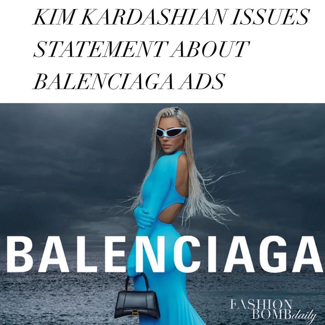 Kim Kardashian Ends Her Silence Amidst the Balenciaga Campaign Scandal Via Instagram - Fashion Bomb Daily Kim Kardashian Ends Her Silence Amidst the Balenciaga Campaign Scandal Via Instagram - Fashion Bomb Daily
