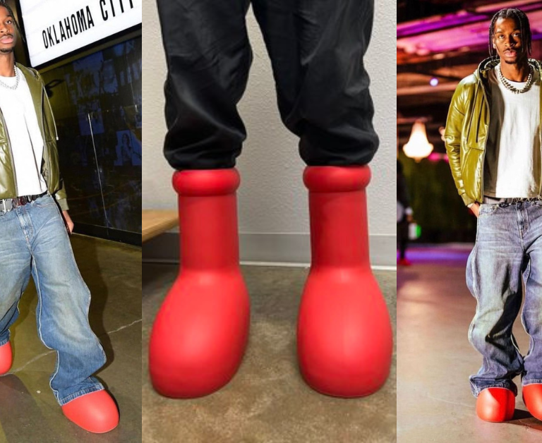 Shai Gilgeous-Alexander Wore MSCHF’s Cartoonish Big Red Boot