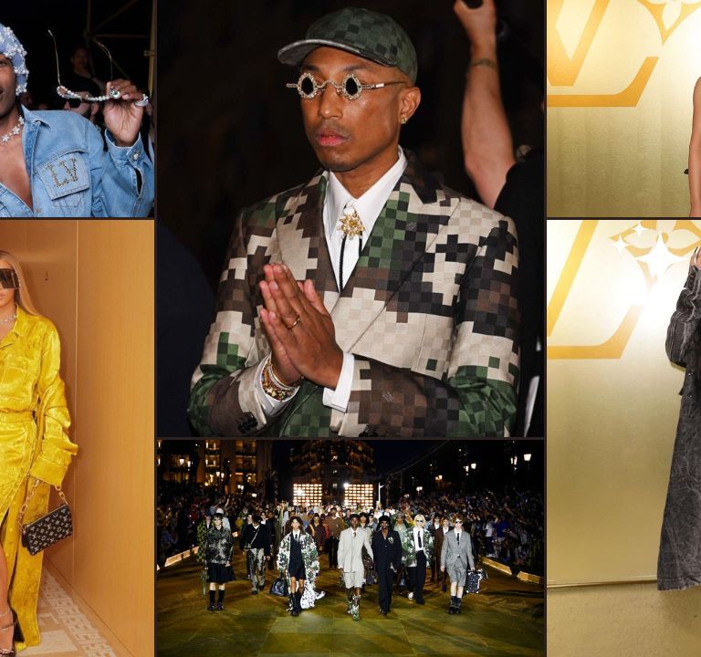 On the Scene at Pharrell Wiliams Louis Vuitton Spring ’24 Collection Debut in Paris: Beyonce & Jay-Z, Rihanna & ASAP Rocky, Kim Kardashian, Zendaya & More