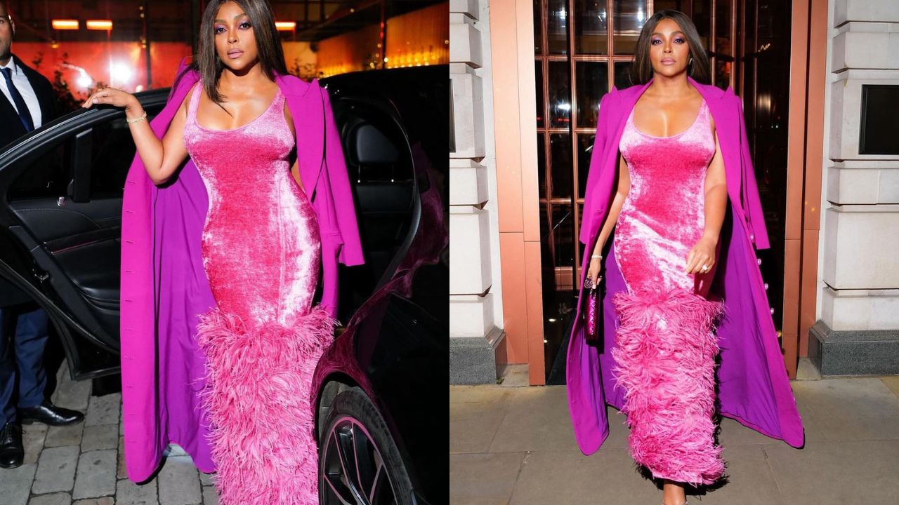 taraji p henson purple dress Excited to be presenting tonight at the #Emmys Photographer: @mr_dadams Makeup: @saishabeecham Hair: @tymwallacehair Nails: @customtnails1 Stylist: @waymanandmicah Producer: @sauntemakesithappen Products: @tphbytaraji Dress: Custom Atelier
