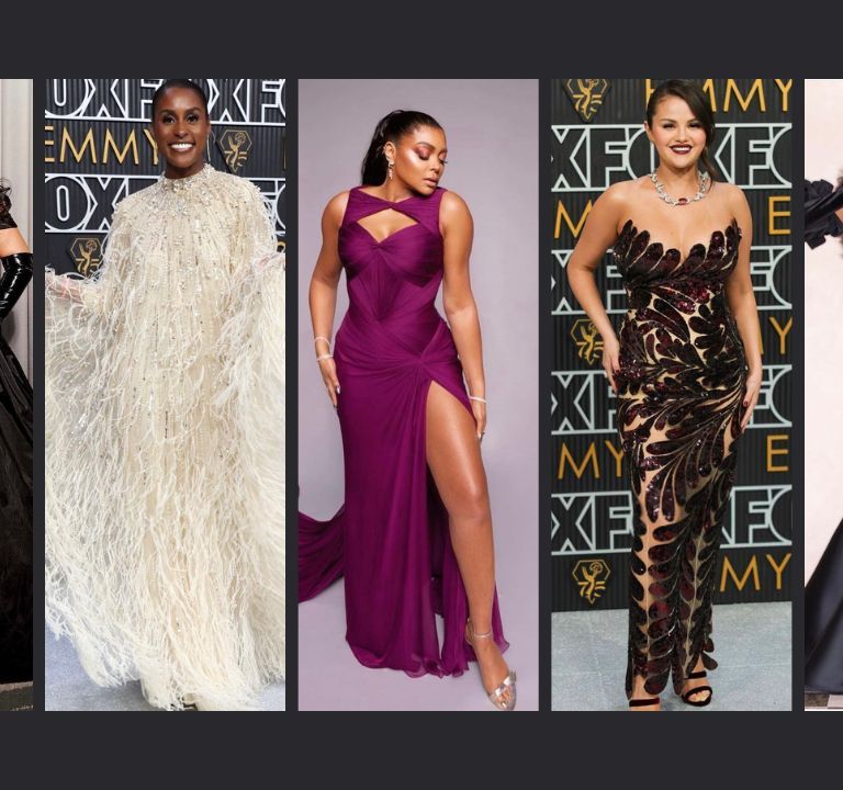 Top 10 Looks at the 2024 Emmys: Tisha Campbell  in Terani Couture, Issa Rae in Pamella Roland, Selena Gomez in Oscar De La Renta, Niecy Nash in Custom Greta Constantine + More