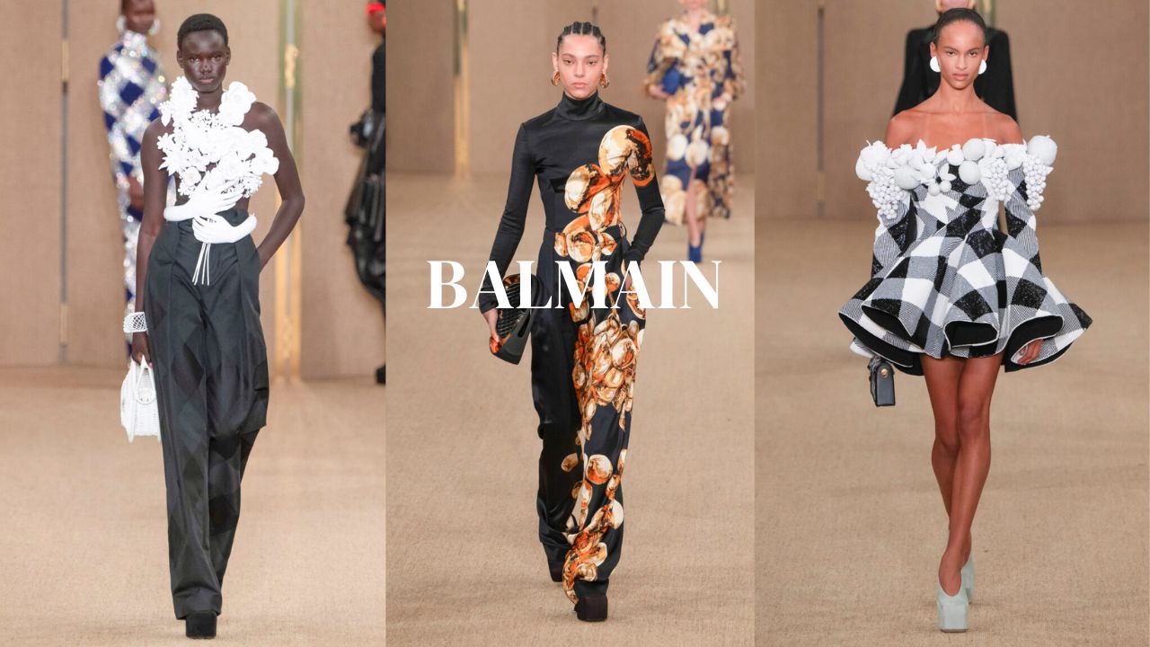 Paris Fashion Week: Balmain Fall '24 Celebrates Olivier Rousteing ...