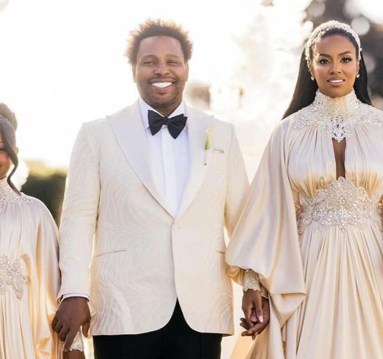 Owners of Gumbo Brands, Karim Butler and Alexis Major Tied the Knot in Champagne Custom Zuhair Murad and FRÈRE Looks
