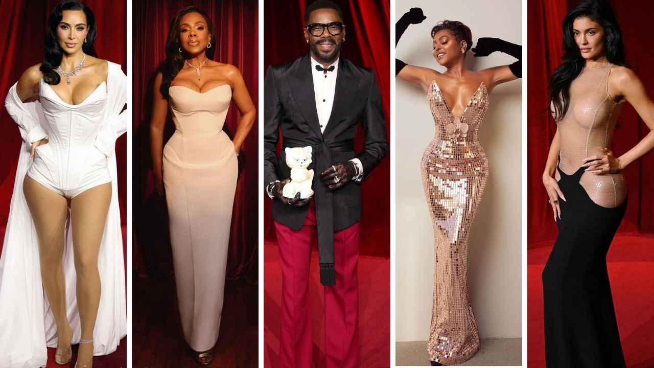 On the Scene at the Academy Museum Gala: Kim Kardashian in Thierry Mugler, Coleman Domingo in Valentino, Sheryl Lee Ralph in Sophie Couture, Taraji P Henson in Tamara Ralph & More