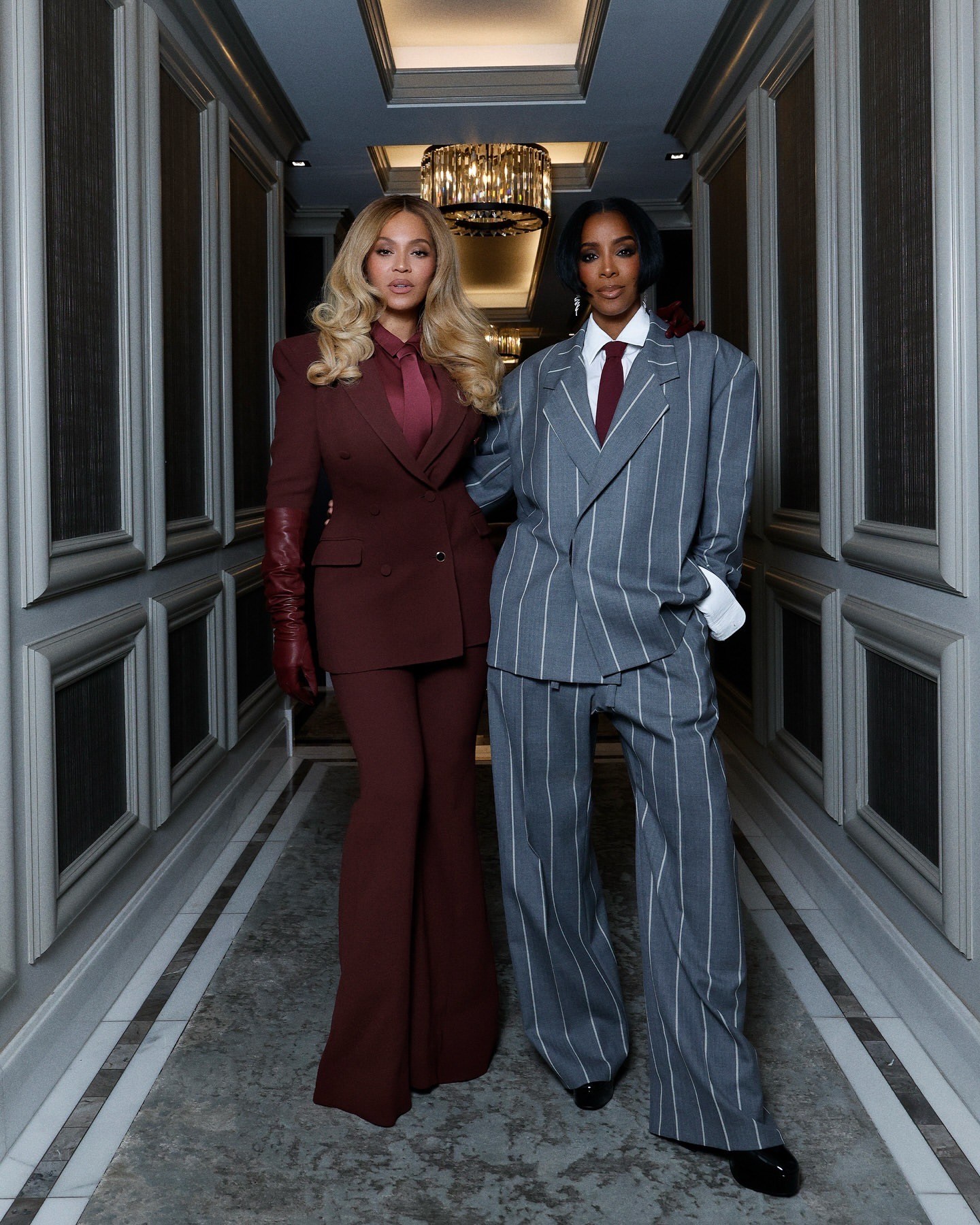 Currently Trending: Presidential Suits as Spied on Beyonce in Burgundy ...