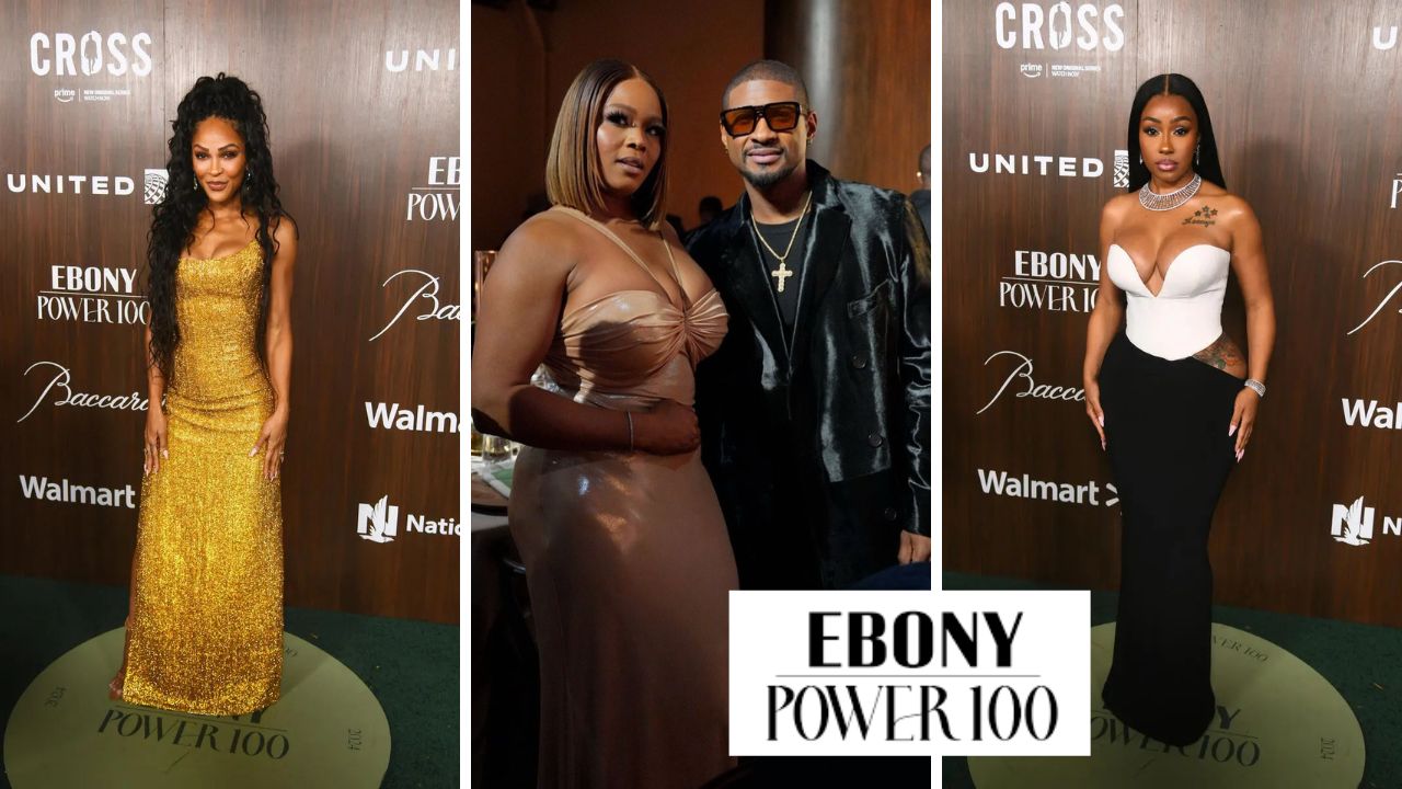 EBONY Power 100 Gala Best Dressed Celebs: Meagan Good Stuns in a Yellow Eteri Couture Gown, Yung Miami Poses in Rafik Saki, and Usher in Ferragamo and Hermes + More!