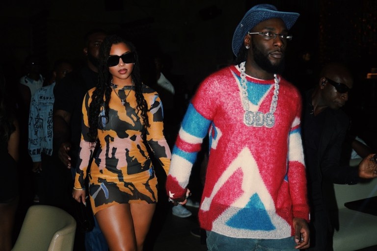 Fashion Bomb Couple Chloe Bailey and Burna Boy Make Waves in Lago in McQueen