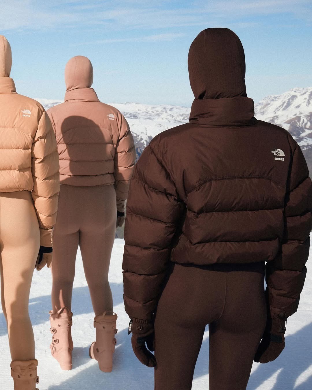 Skims Partners With The North Face On Tonal Ski Inspired Collection Skims Partners With The North Face On Tonal Ski Inspired Collection