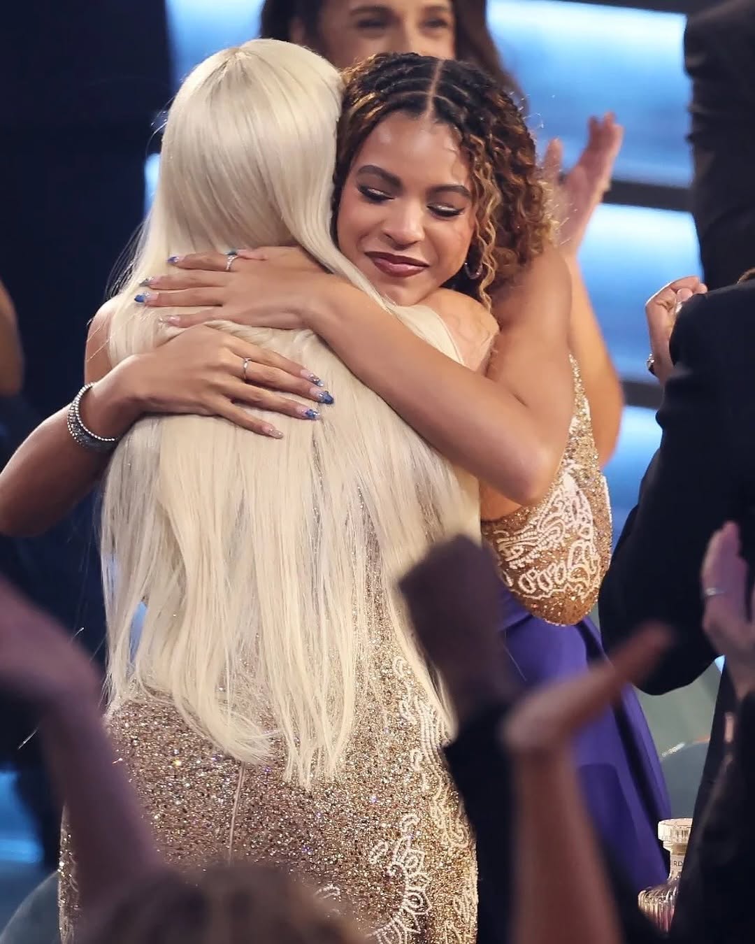 Blue Ivy Joined Beyonce On Stage At The Grammys In A Rich Purple Naeem Khan Gown 5