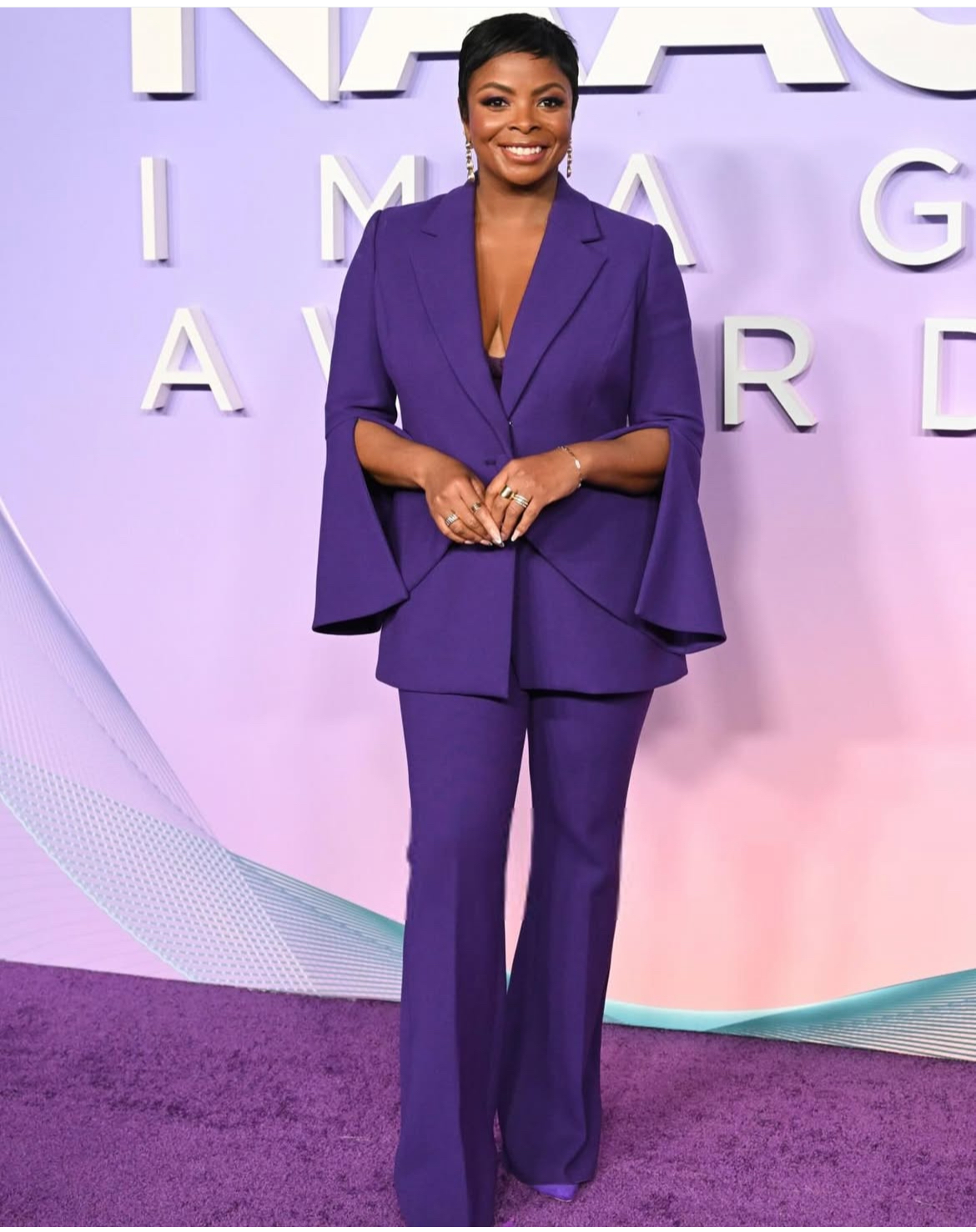 On The Scene At The 2025 NAACP Image Awards Chloe Bailey Stuns In A Black Gaurav Gupta Gown Claire Sulmers Dazzles In A Blue David Koma Dress 4